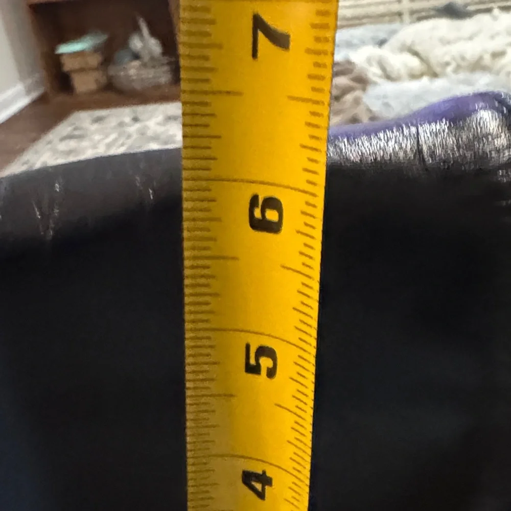 Elegant Navy Leather Bally-Style Shoulder Bag Georgetown Leather Design - Picture 9 of 12